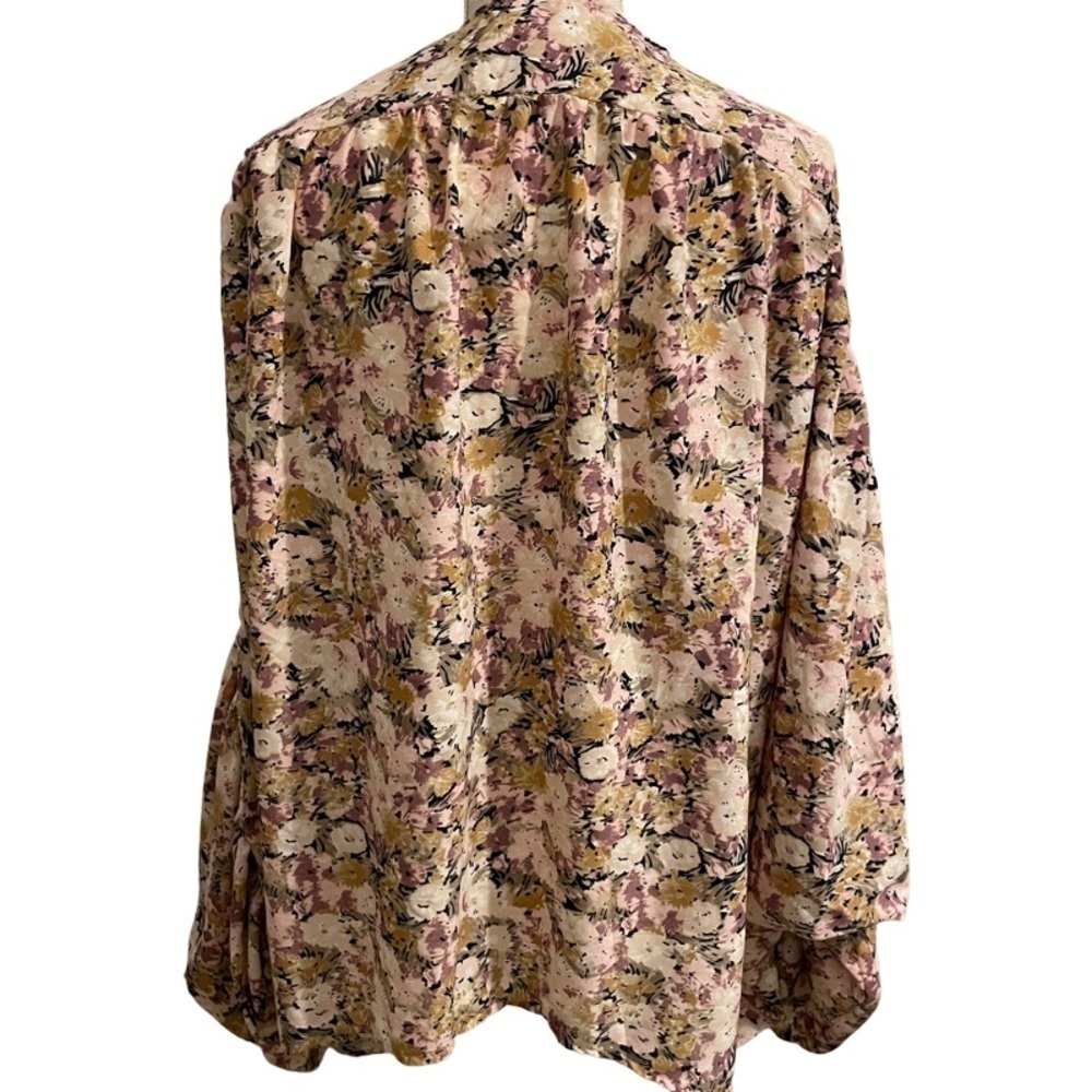 Big Water Blue Sky Floral Kimono - Picture 4 of 7